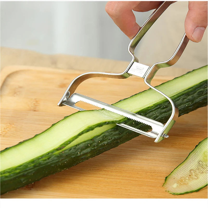 Peeler Vegetables Fruit Stainless Steel Knife Cabbage Graters Salad Potato Slicer Kitchen Accessories Cooking Tools Wide Mouth