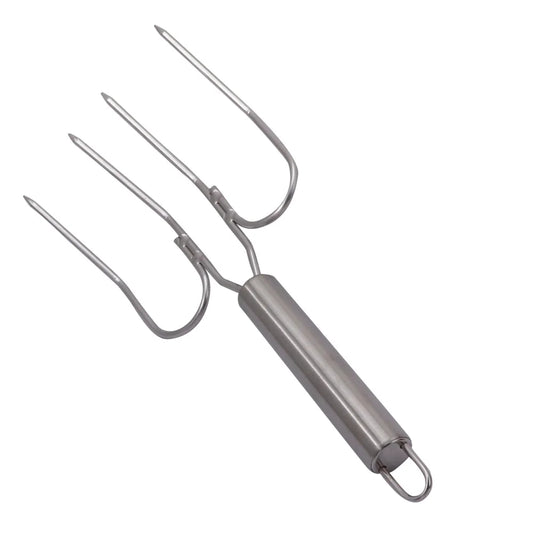 Turkey Lifter Forks Set of 2 Stainless Steel Poultry Lifters Turkey Claws Carving Fork Kitchen BBQ Meat Tools