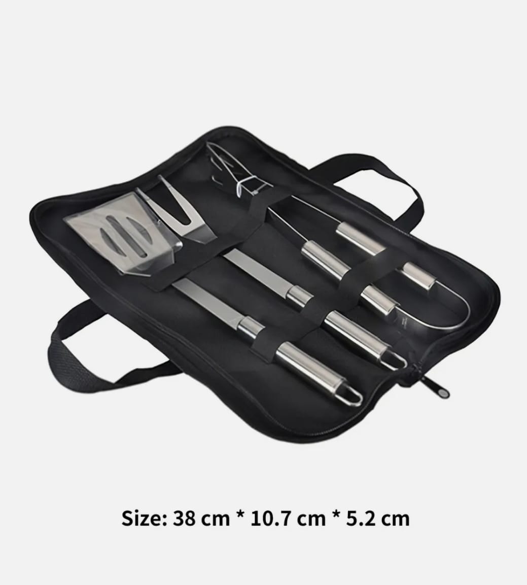 Stainless Steel BBQ Grill Utensil Set