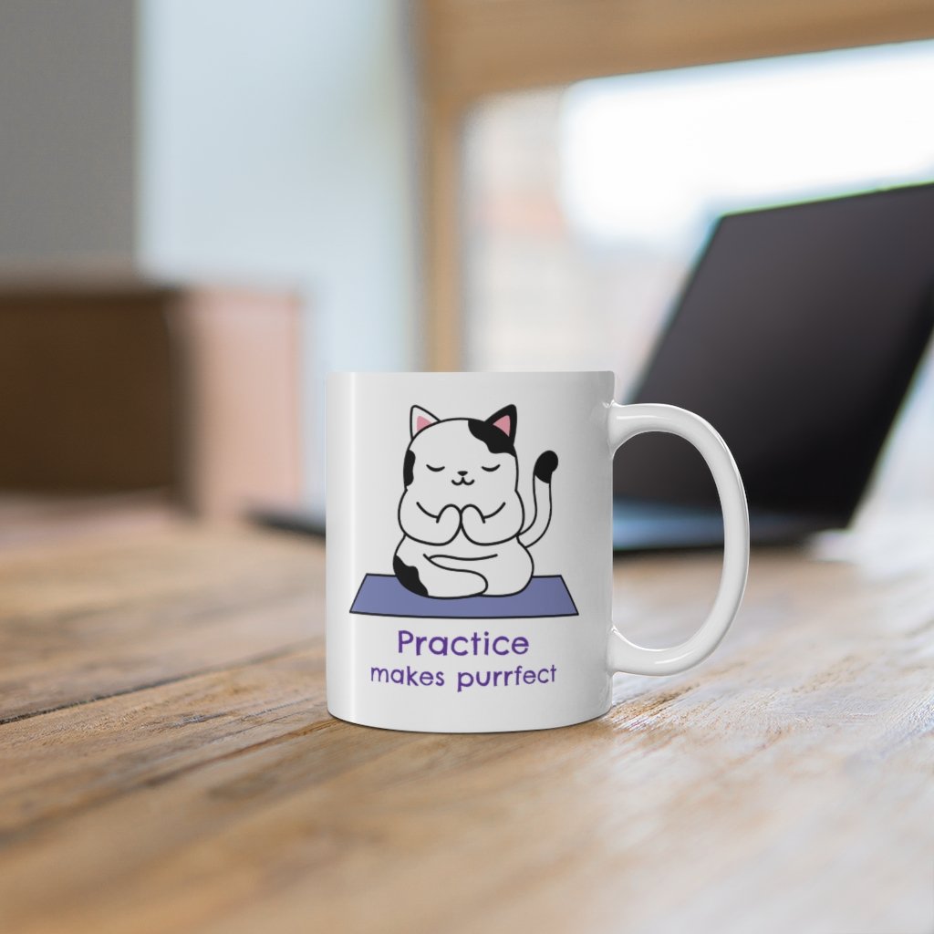 Yoga Theme Tea Mug