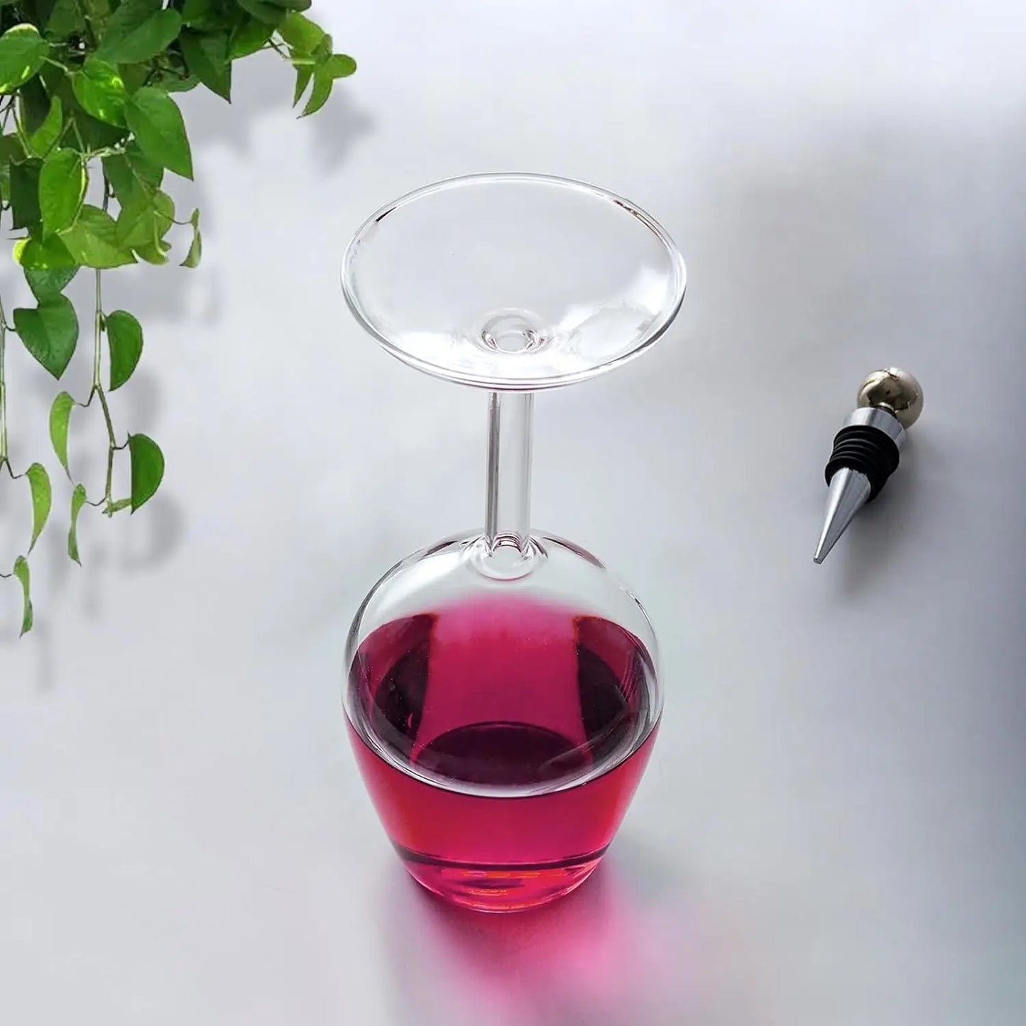 Upside Down Wine Glass Shaped - Decanter