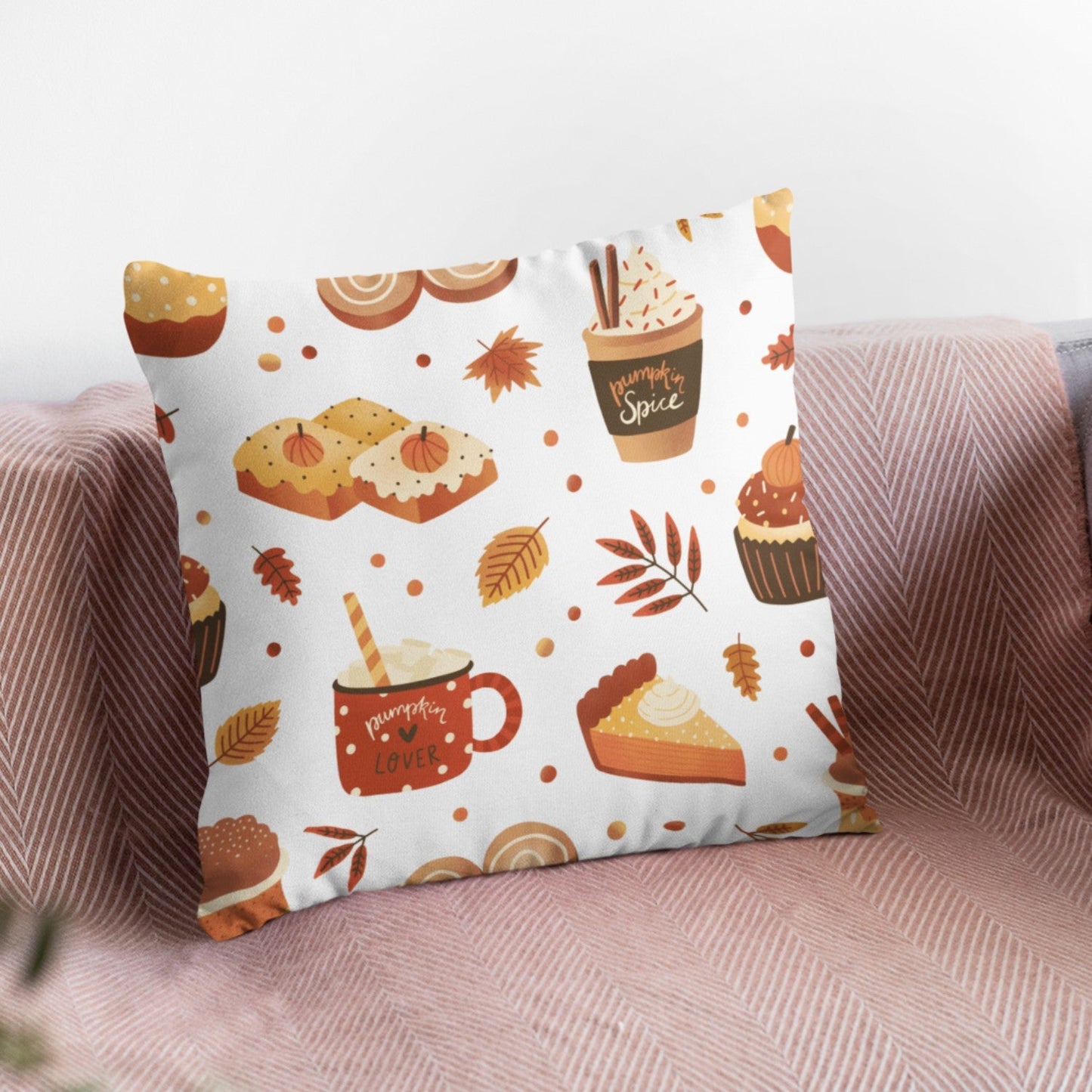 Fall Kitchen Decor Cushion Cover by Homeezone