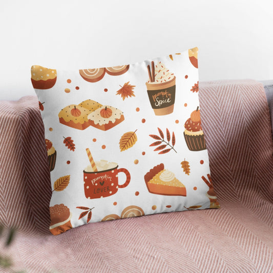 Fall Kitchen Decor Cushion Cover by Homeezone