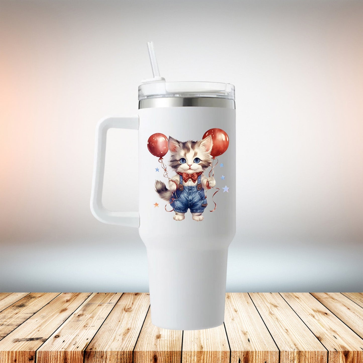 Travel Mug - Kitten 40oz