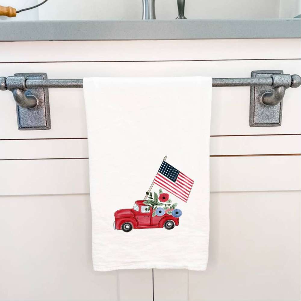 Patriotic Pick Up - Cotton Tea Towel