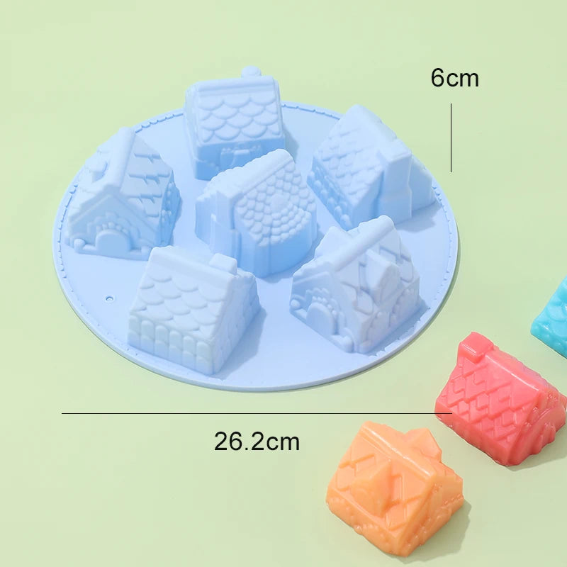 1Pc Christmas tree Silicone Fondant Molds Resin Mold Baking Accessories Christmas Wedding Cake Decorating Tools