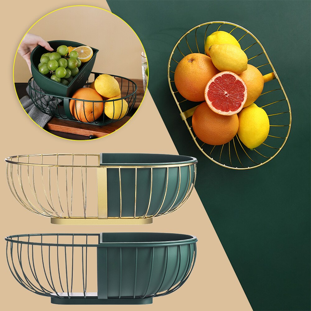 Metal Fruit & Vegetable Snack Basket