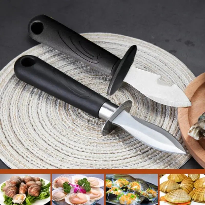 Stainless Steel Oyster Tool Seafood Knife For Seafood Shell Opening Multi Use Pry Knives Open Oysters And Shells Directly