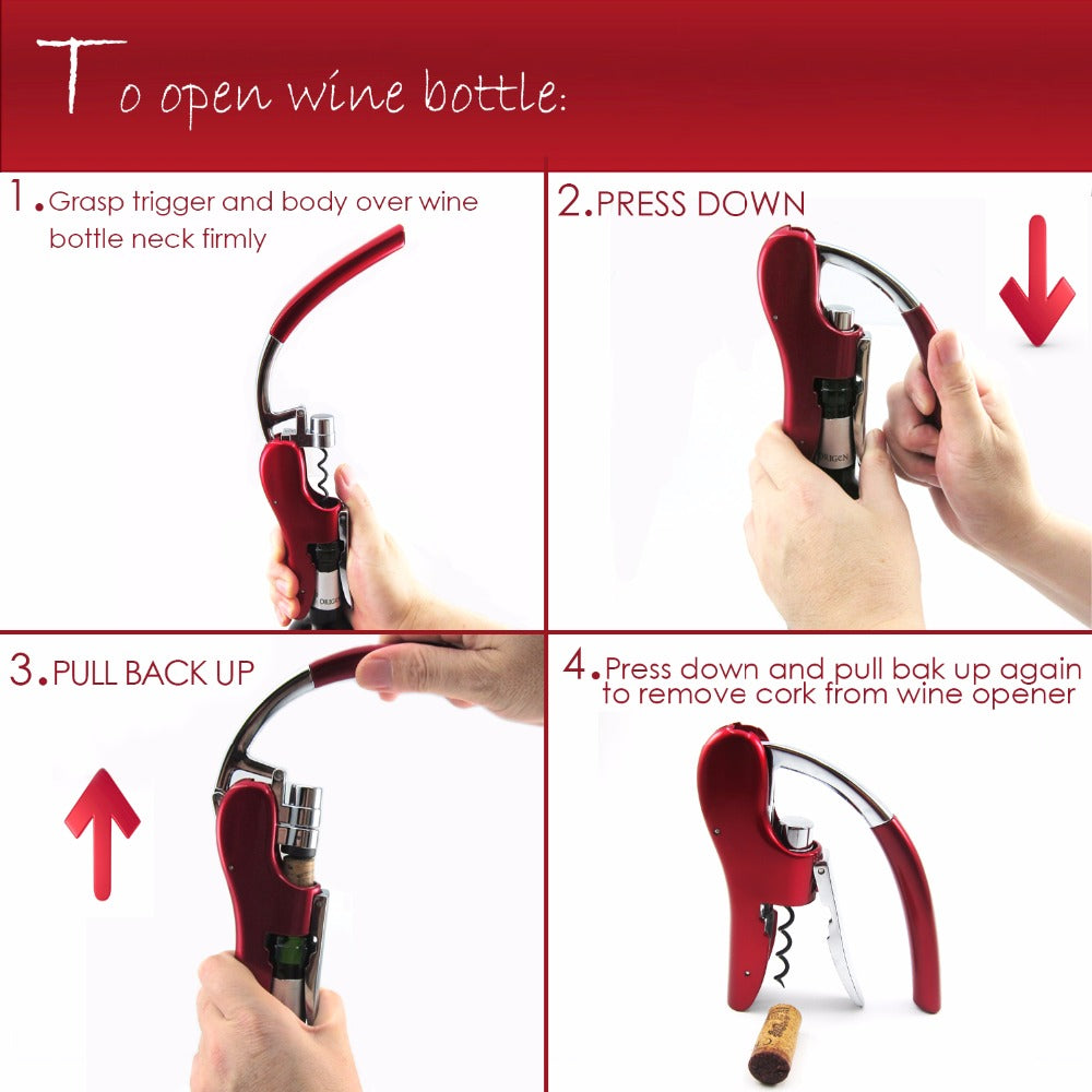 Alloy Power Wine Opener - Bottle Corkscrew