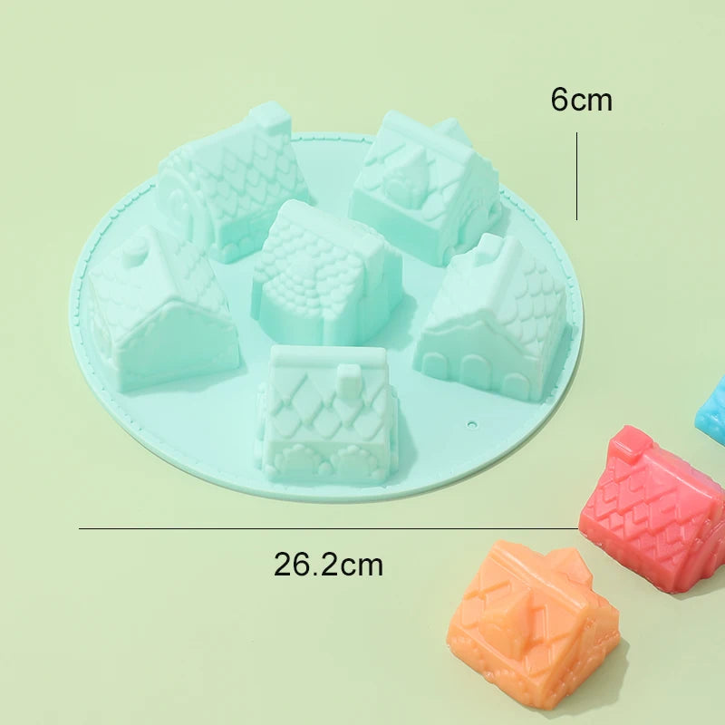 1Pc Christmas tree Silicone Fondant Molds Resin Mold Baking Accessories Christmas Wedding Cake Decorating Tools