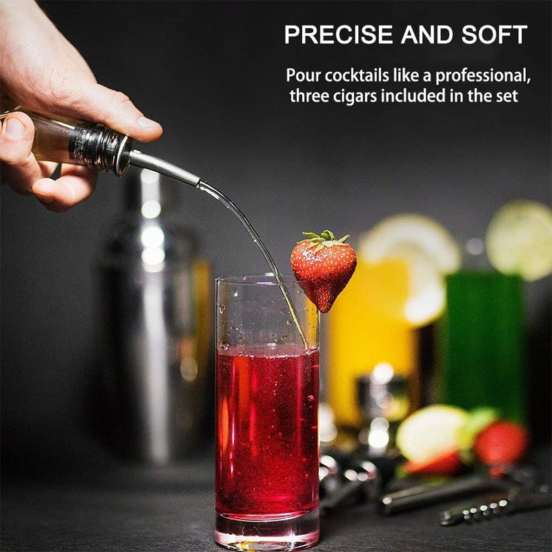 Cocktail Bar Set Kit with 13 Pieces Bar Utensils