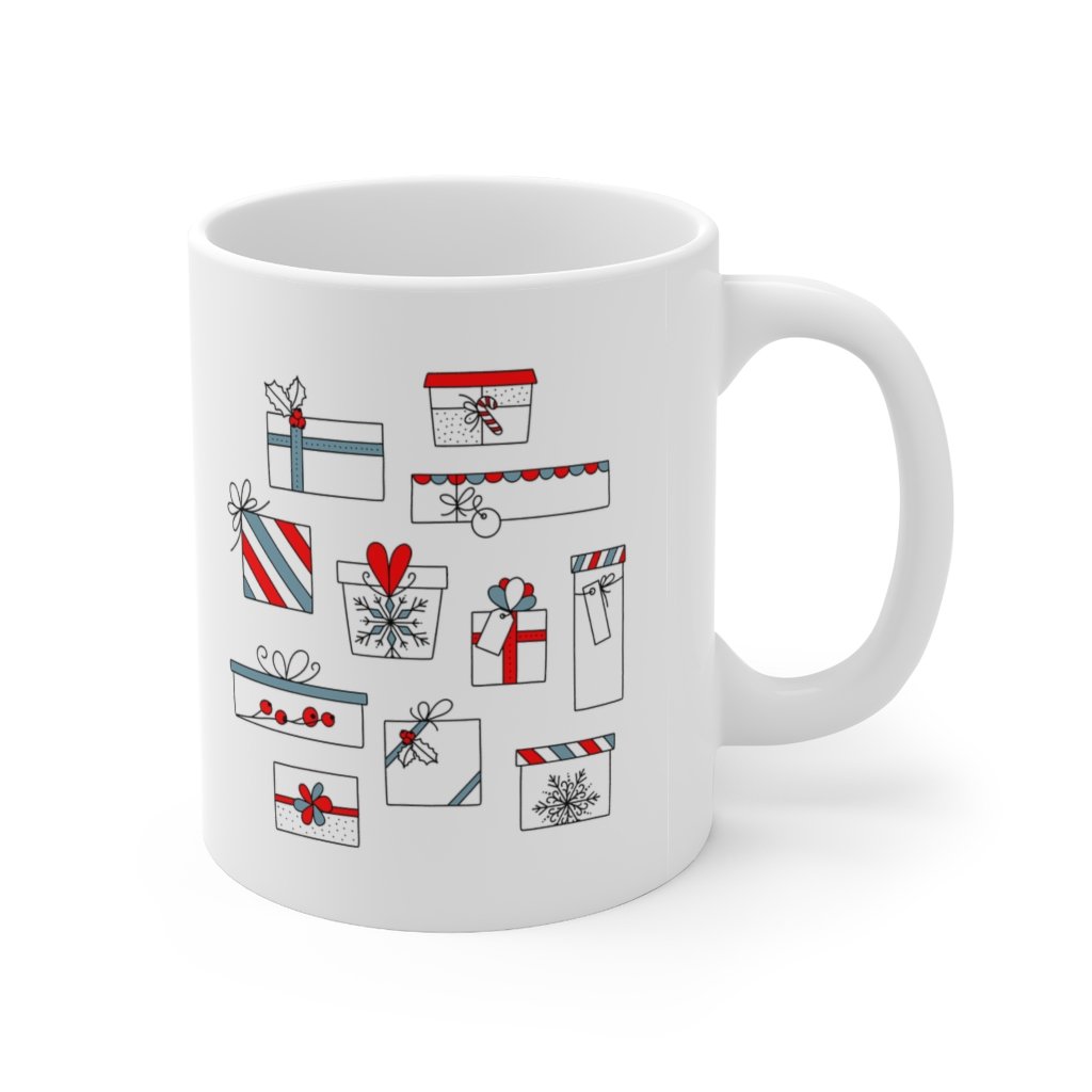 Christmas Mug with Stockings