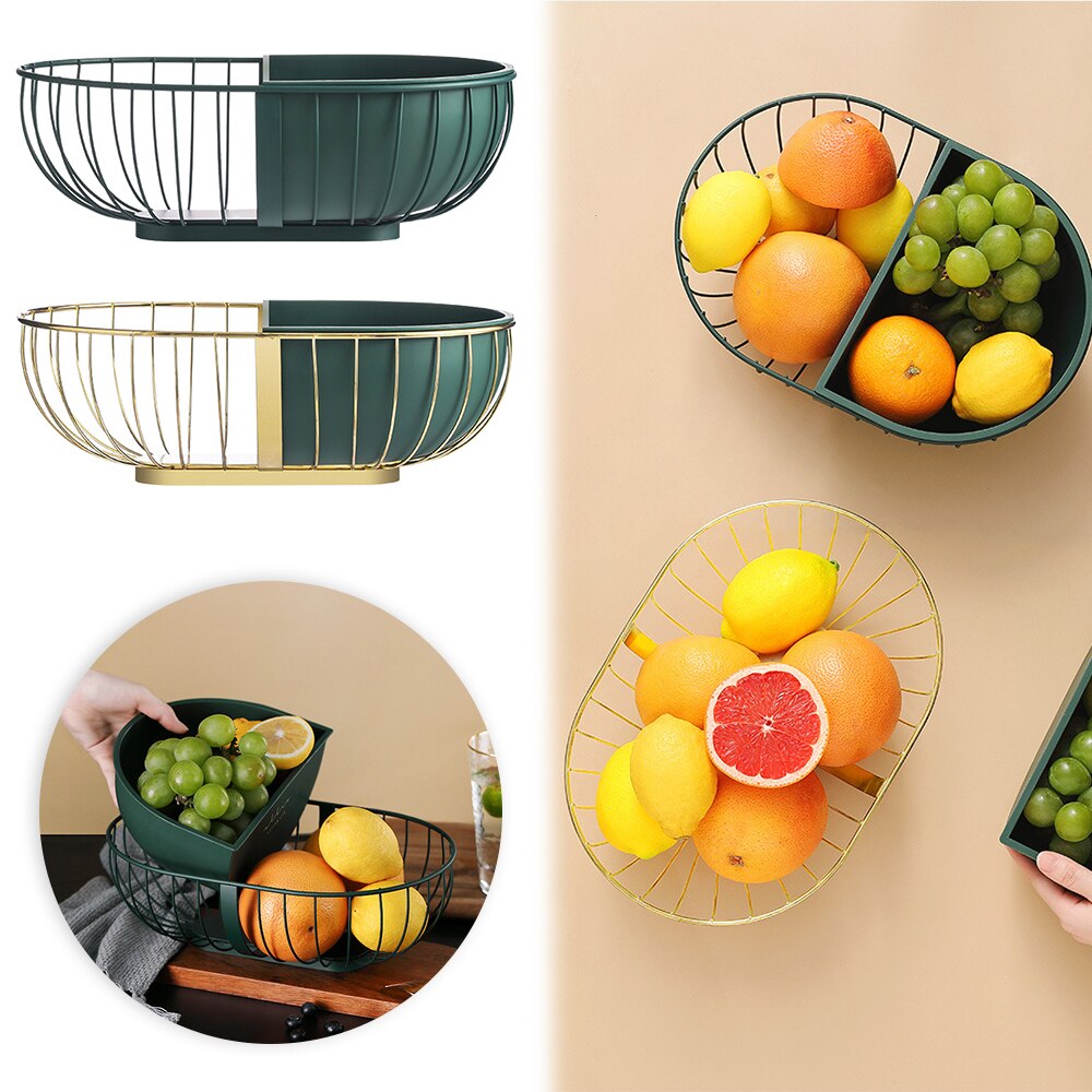 Metal Fruit & Vegetable Snack Basket