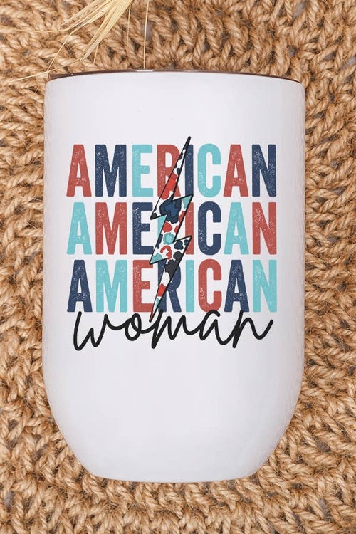 Patriotic Wine Cup/Tumbler - American