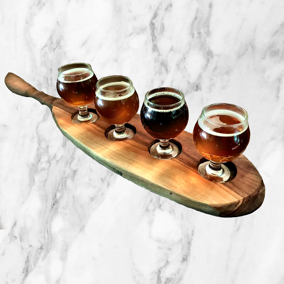 Carved Handle Beer Glass Holder