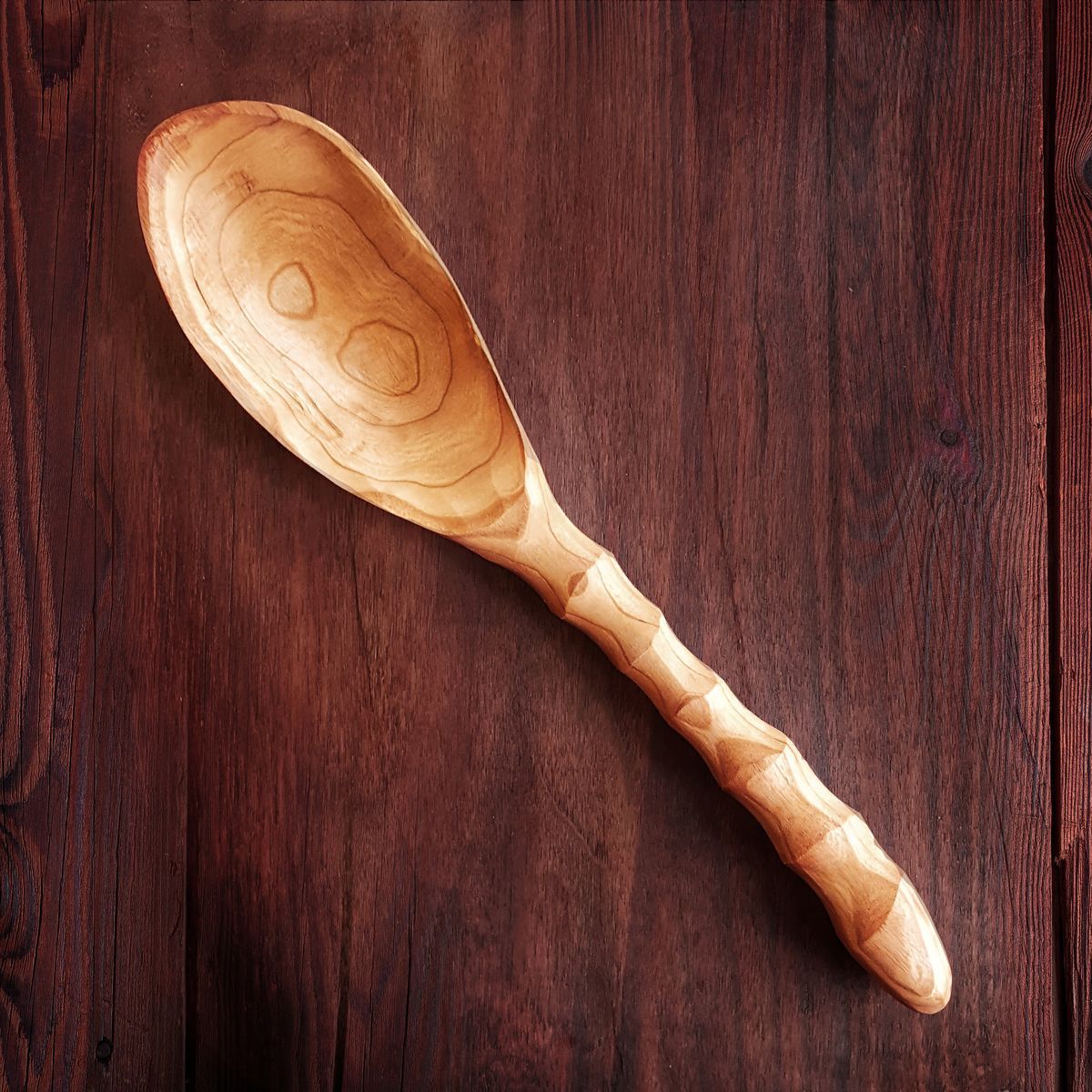 Chef Spoon and Wooden Spatula Combo Set