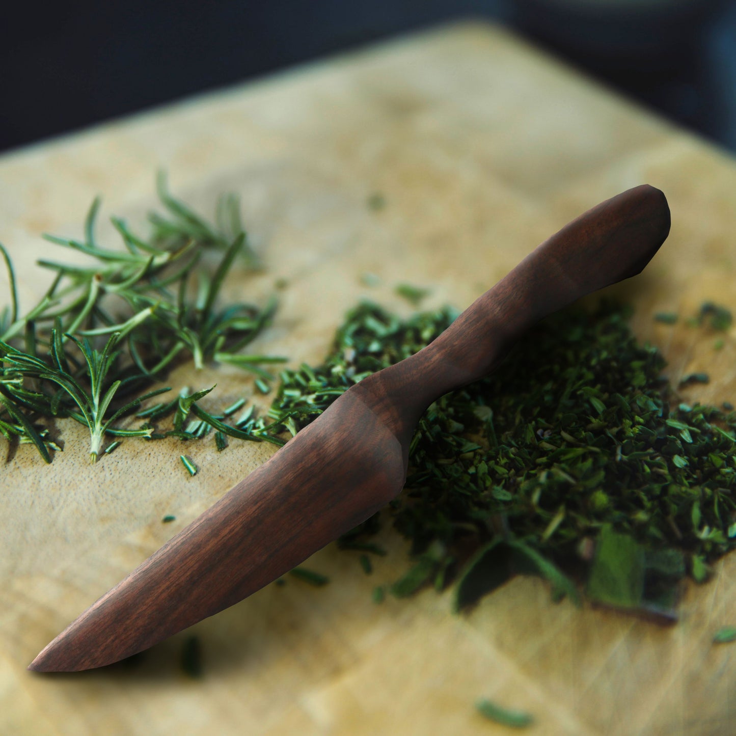 Wooden Herb & Vegetable Knife