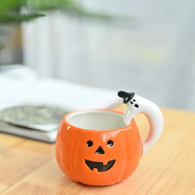 Halloween Mug Hand Crafted - Ceramic Coffee/Teacup