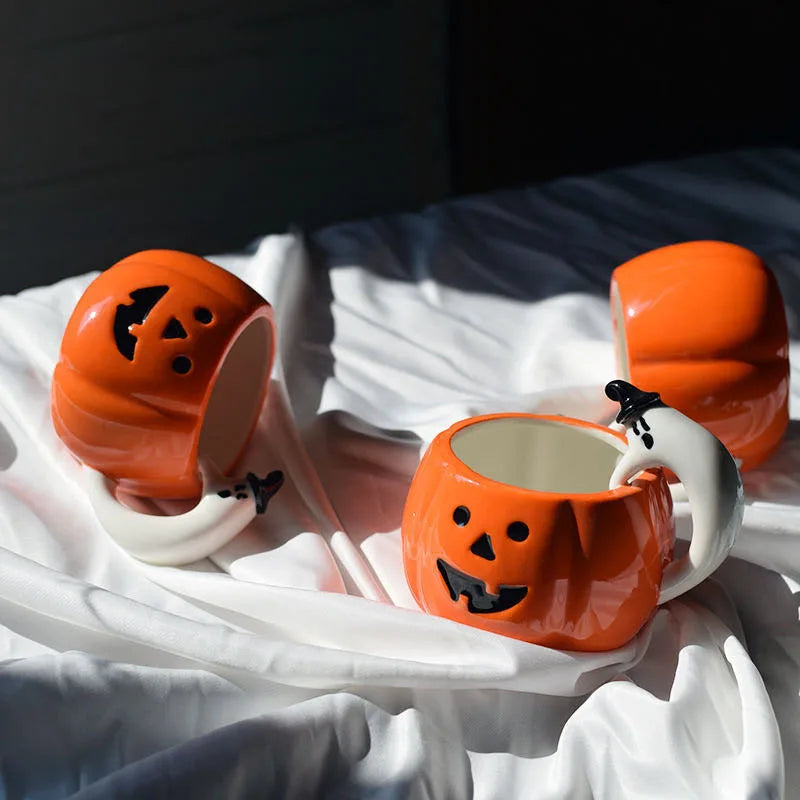 Halloween Mug Hand Crafted - Ceramic Coffee/Teacup