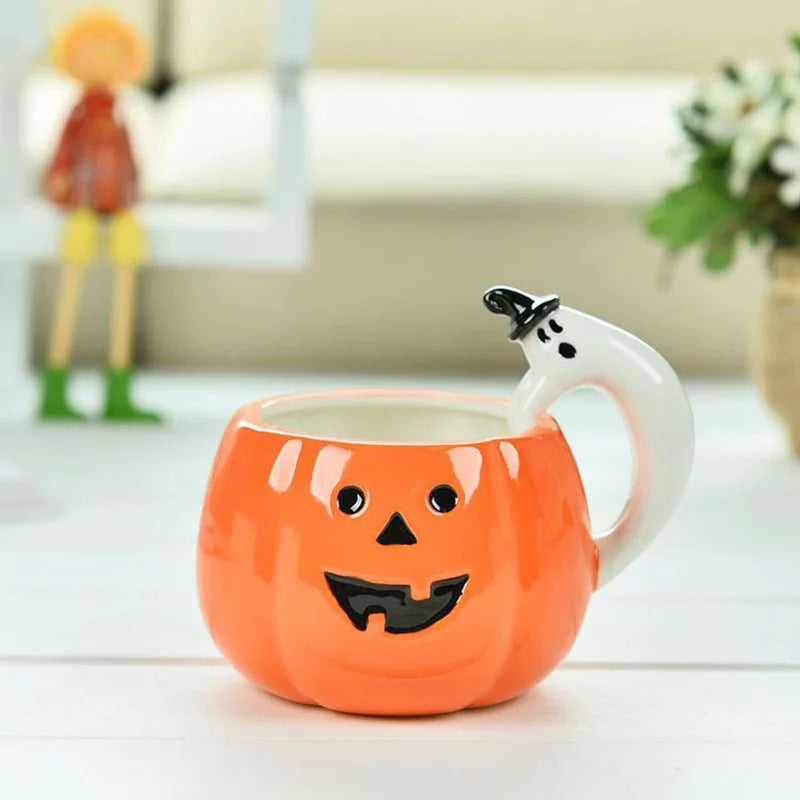 Halloween Mug Hand Crafted - Ceramic Coffee/Teacup