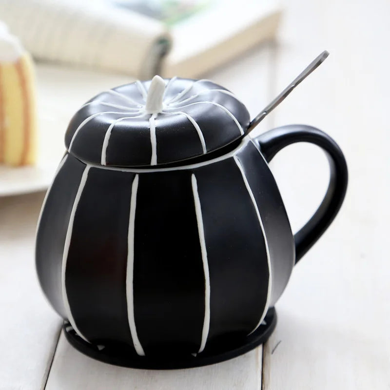 Pumpkin Shaped - Halloween Ceramic Mug