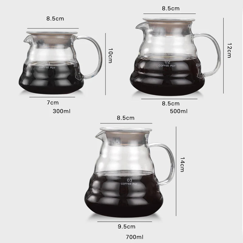 Cloud Shaped Coffee Kettle - Glass Coffee Pot