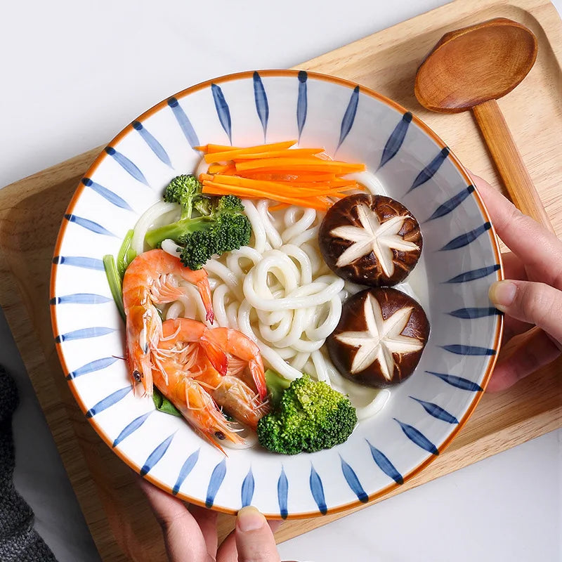 Large Ceramic Ramen & Salad Bowl