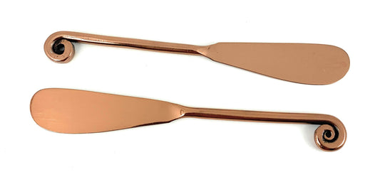 Copper Butter Spreaders Set of 6