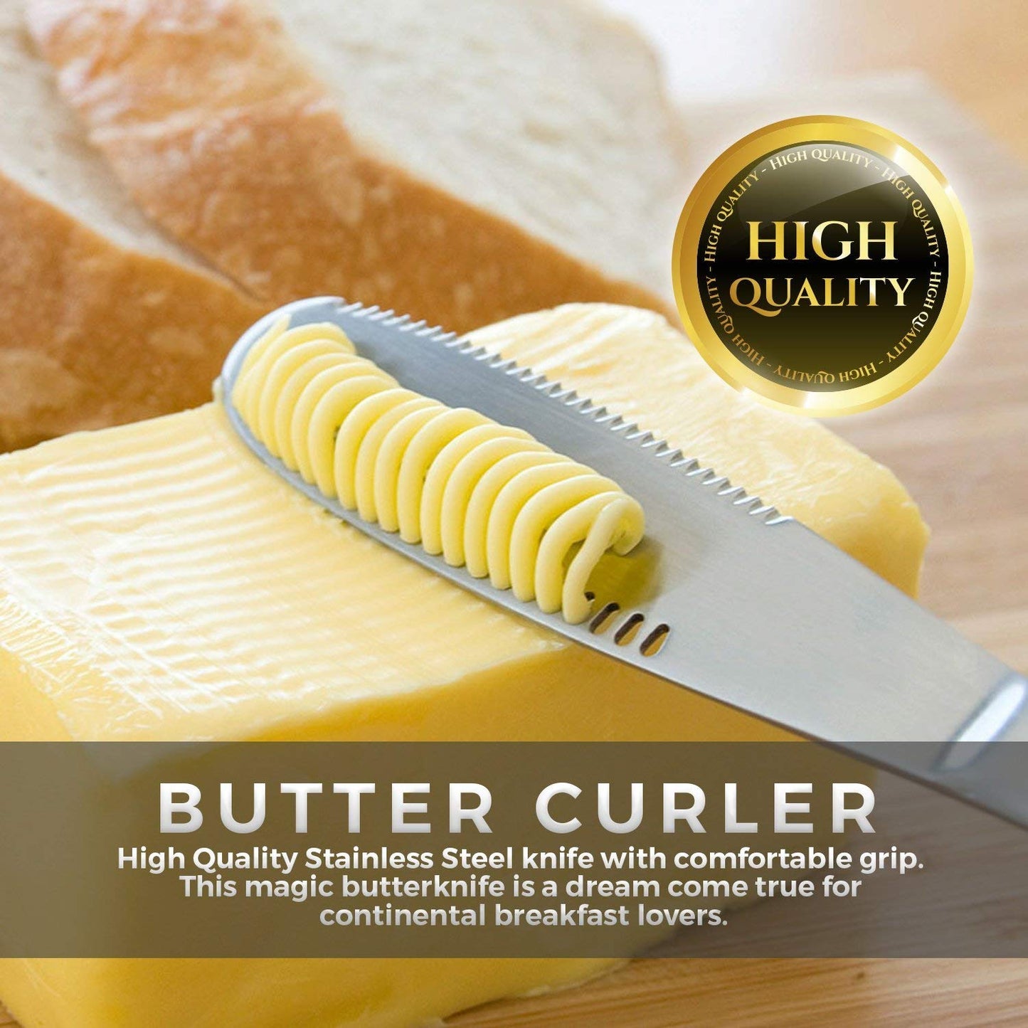 Stainless Steel Butter Spreader Knife 3 in 1