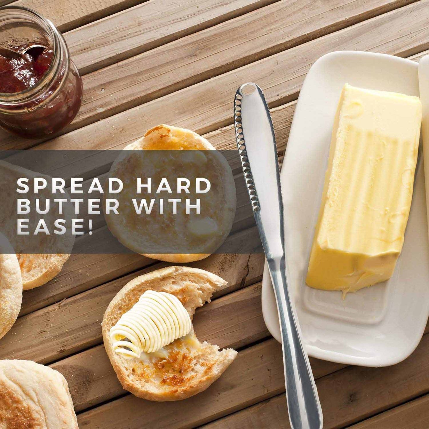 Stainless Steel Butter Spreader Knife 3 in 1