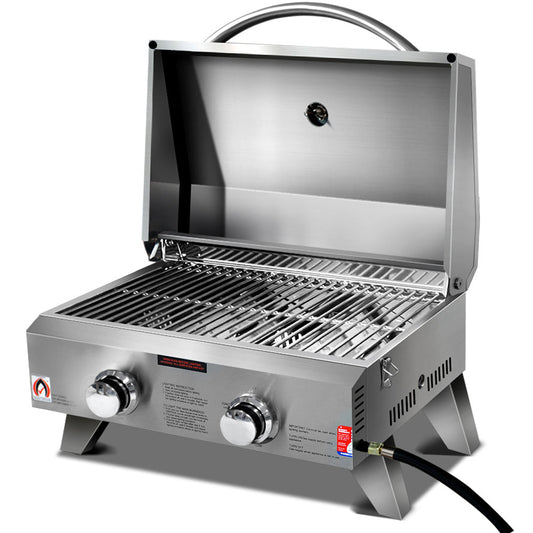 Grill/BBQ Portable 2 Burner Gas