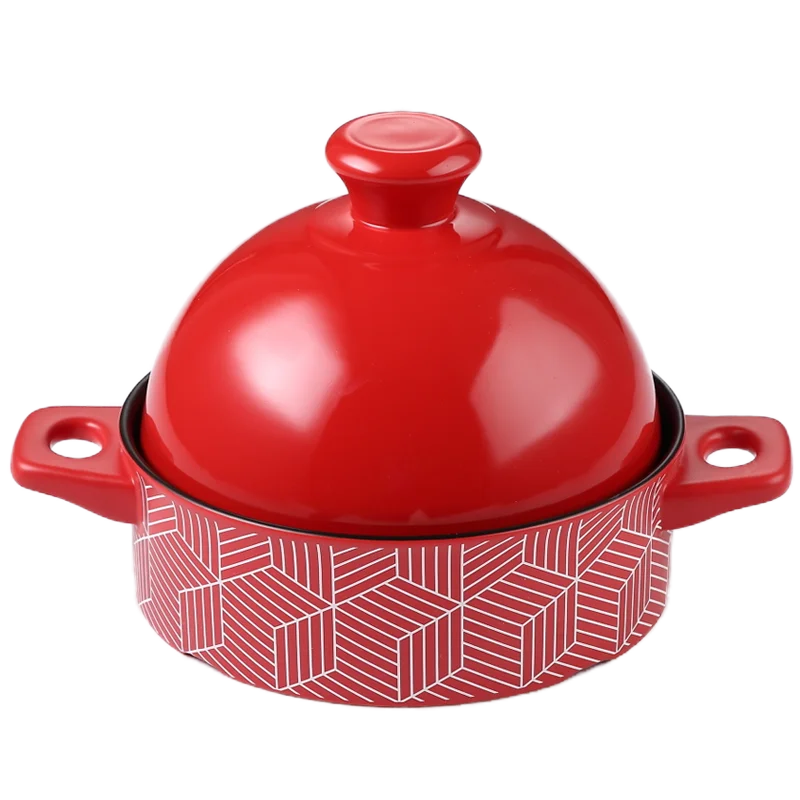 1.3L Ceramic Kitchen Tagine Pot for Soup & Stews