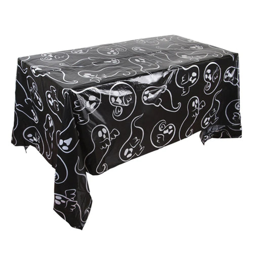 Halloween Decoration Tablecloth - Plastic Folding