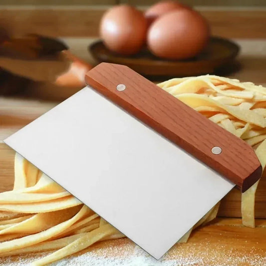 Stainless Steel Pastry Cutter &  Cake Scraper with Scale