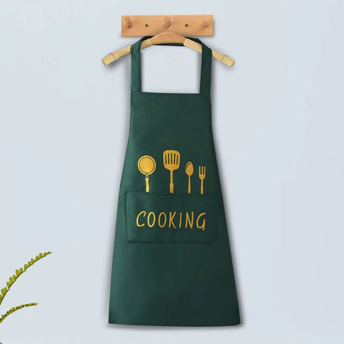 Hand Wiping Oil Proof and Waterproof Kitchen Apron