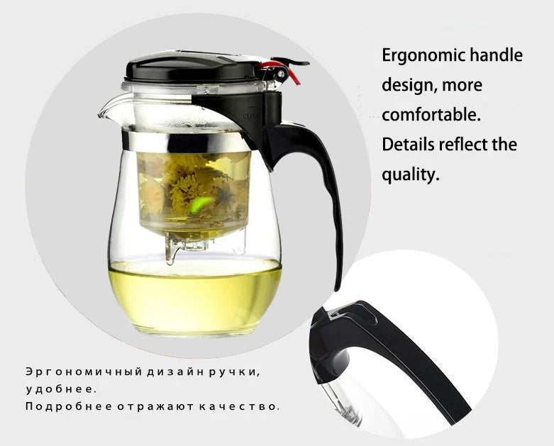 High quality - Heat Resistant Glass Tea Pot