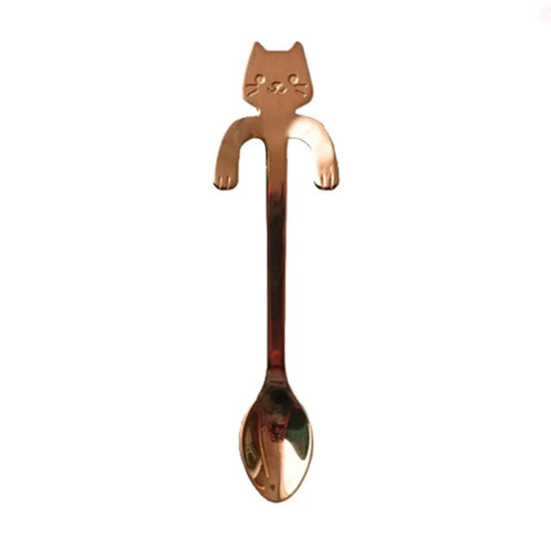 Cute Cat Design Stainless Steel Spoon