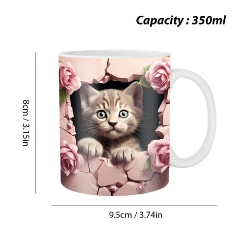 Cat Themed Coffee/Tea Mugs