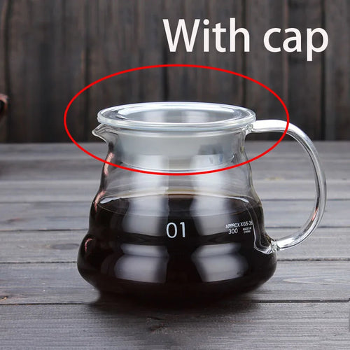 Cloud Shaped Coffee Kettle - Glass Coffee Pot