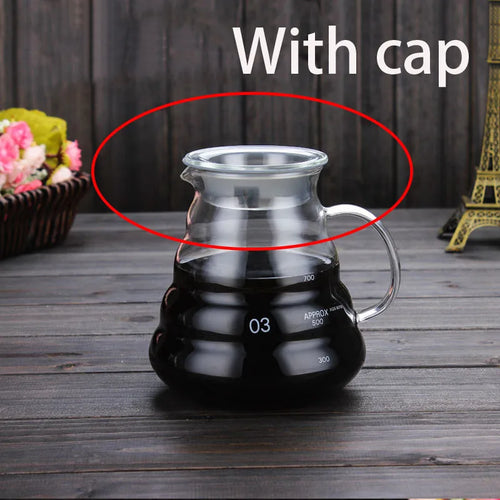 Cloud Shaped Coffee Kettle - Glass Coffee Pot