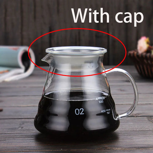 Cloud Shaped Coffee Kettle - Glass Coffee Pot