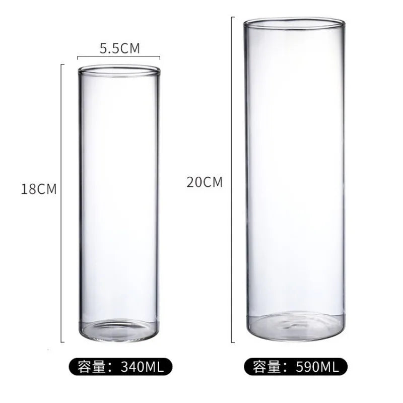 1pc 340ml 590ml Cheers Straight Glass Cocktail Set