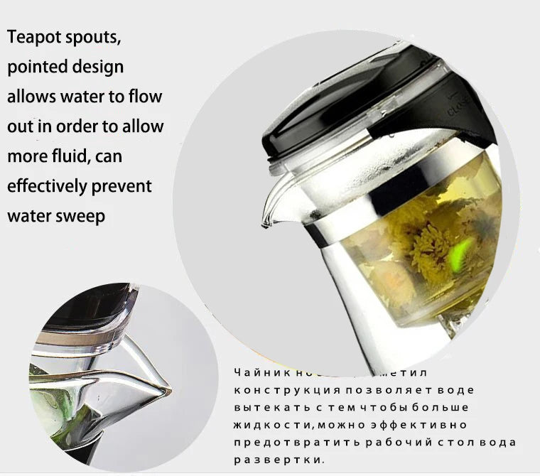 High quality - Heat Resistant Glass Tea Pot