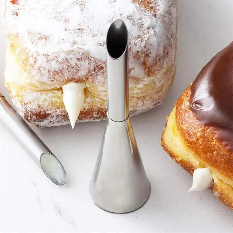 Stainless Steel Puff Mouth Cake Cream Flower Squeezer