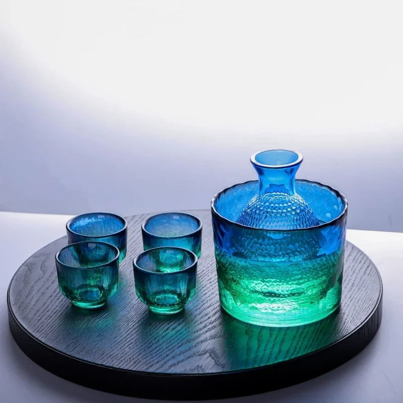 Twilight Hammered Glassware Set