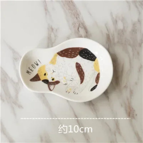 Ceramic Dessert Sauce Dish Japanese Style