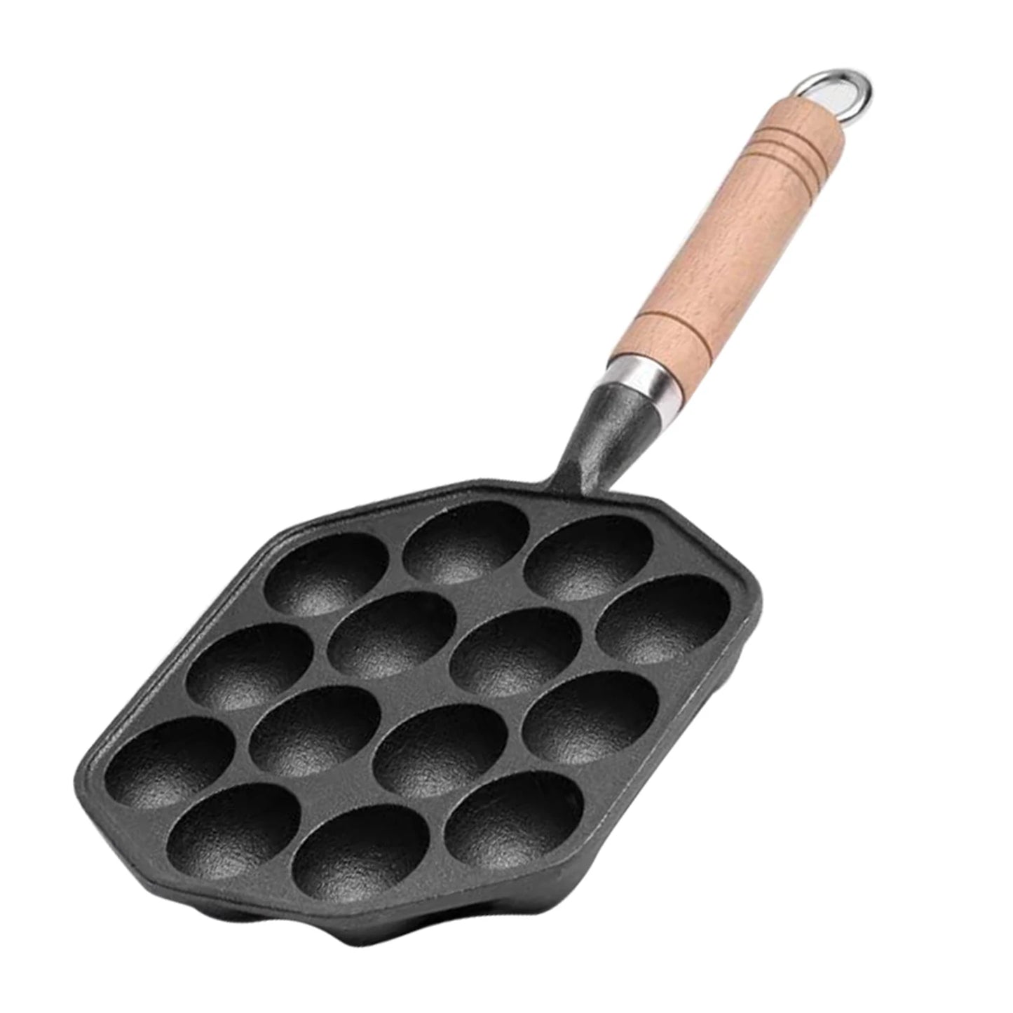 14 Holes Takoyaki Pan Nonstick Cast Iron