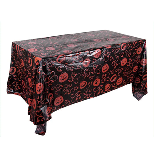 Halloween Decoration Tablecloth - Plastic Folding