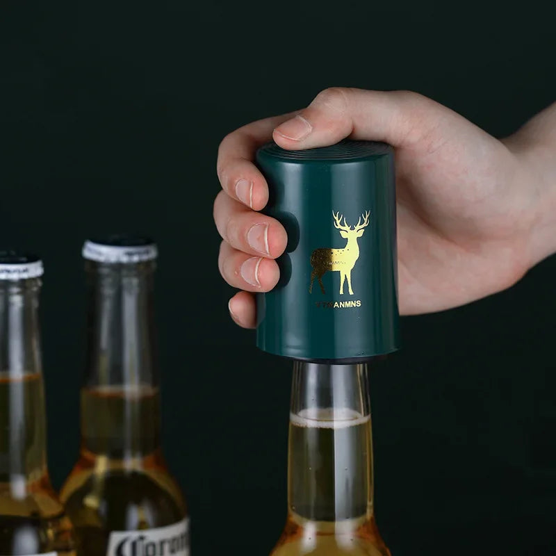 Magnetic Automatic Beer Bottle Opener – Christmas Edition