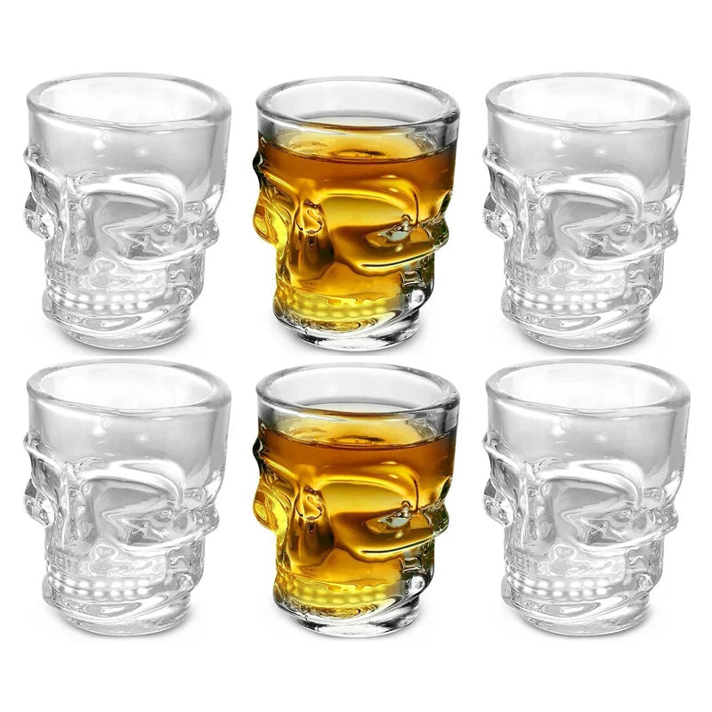 1/2Pcs Skull Head Shot Glass Cup